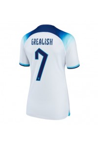 England Jack Grealish #7 Fotballdrakt Hjemme Klær Dame VM 2022 Korte ermer